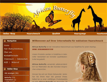 Tablet Screenshot of african-butterfly.de